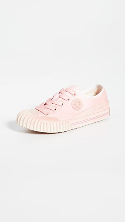 Shop Acne Studios Logo Patch Dip Dye Sneakers In Pink