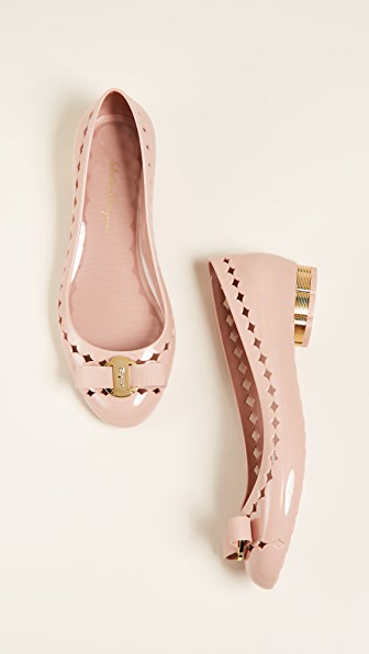 ferragamo jelly shoes 2018