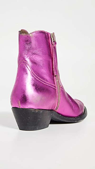 Shop Golden Goose Young Boots In Fuxia