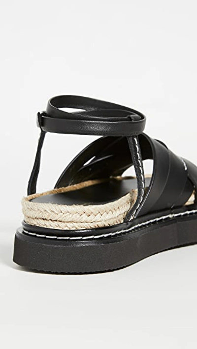 Shop 3.1 Phillip Lim / フィリップ リム Yasmine Espadrille Platform Sandals In Black