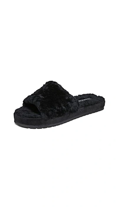 Shop Vince Kalina Slipper Slides In Black