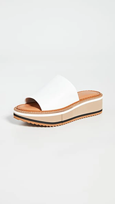 Shop Clergerie Fast 3 Slides In White