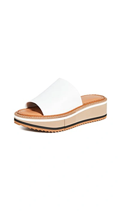 Shop Clergerie Fast 3 Slides In White