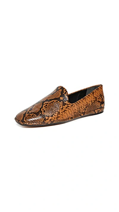 Shop Vince Paz Loafers In Cuoio