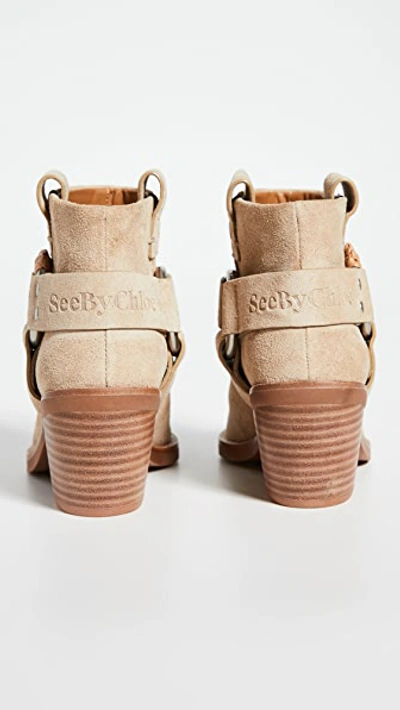 Shop See By Chloé Eddie Booties In Beige