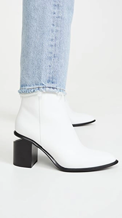 Shop Alexander Wang Anna Booties In White