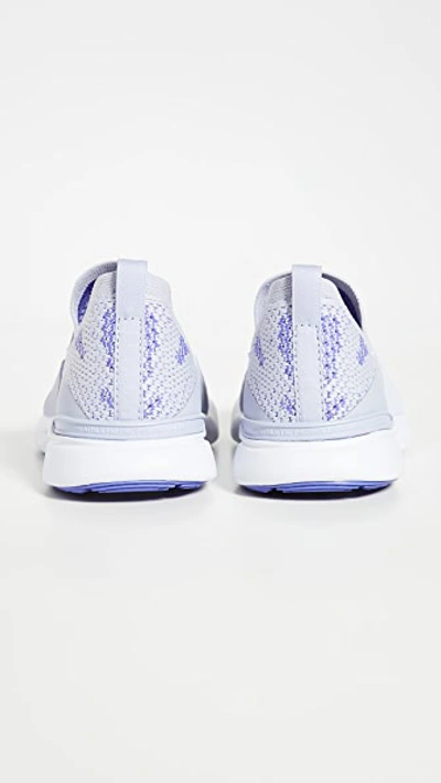 Shop Apl Athletic Propulsion Labs Techloom Bliss Sneakers In Faded Lavender/ultraviolet/whi