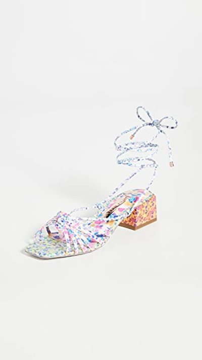 Shop Sophia Webster Laurellie Low Sandals In Multi Floral