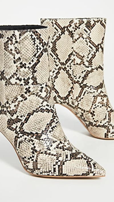 Shop Matiko Mille Mid Shaft Boots In Natural Python Snake Print