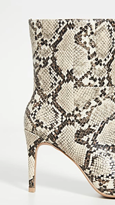 Shop Matiko Mille Mid Shaft Boots In Natural Python Snake Print