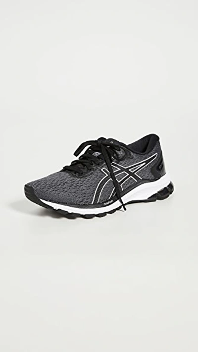 Shop Asics Gt-1000 9 Sneakers In Grey/black