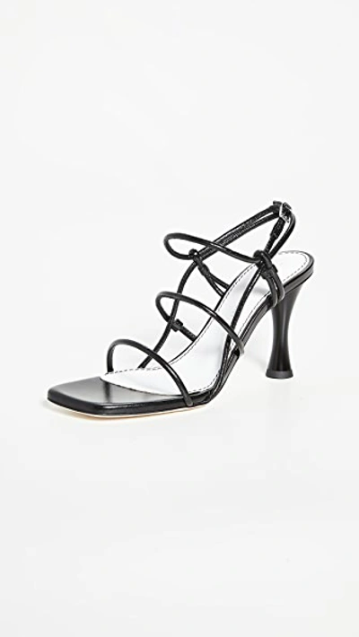 Shop Proenza Schouler Strappy Sandals In Nero