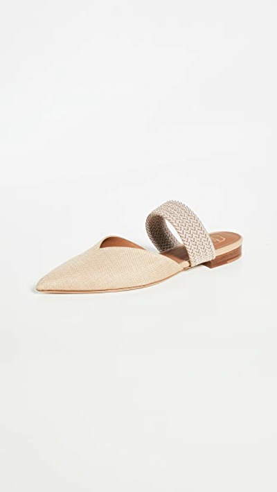 Shop Malone Souliers Maisie Mules In Oatmeal/oatmeal