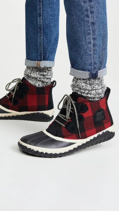 Shop Sorel Out 'n About Plus Boots In Black
