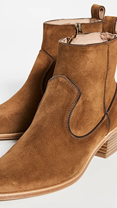 Shop Veronica Beard Tanner Boots In Oak