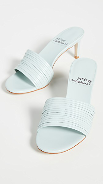 baby blue mules