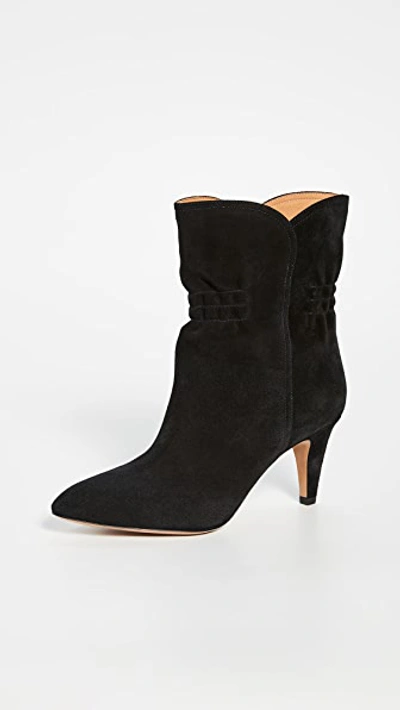 Shop Isabel Marant Dedie Booties In Black