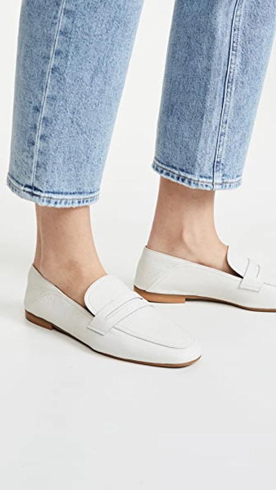 Shop Club Monaco Kedda Loafers In Ivory