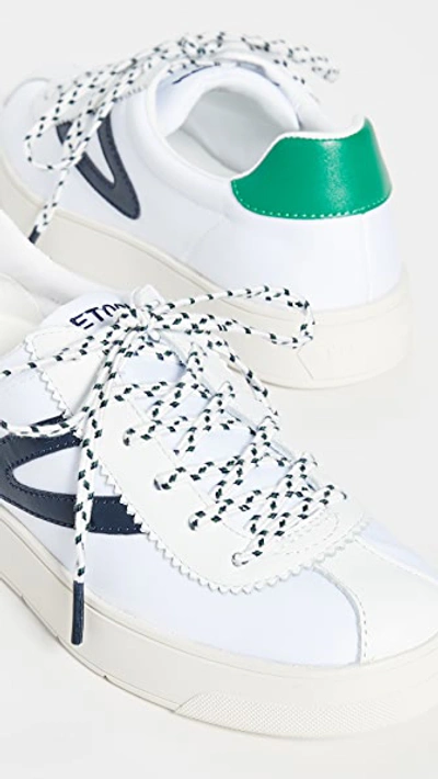 Shop Tretorn Hayden Sneakers In Vintage White/night/green