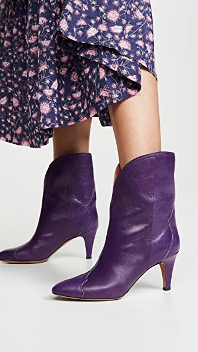 Shop Isabel Marant Dythey Boots In Purple