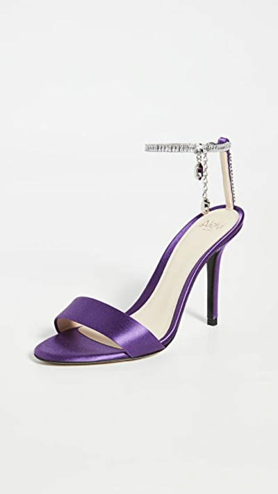 Shop Alevì Milano Aurora Sandals In Violet