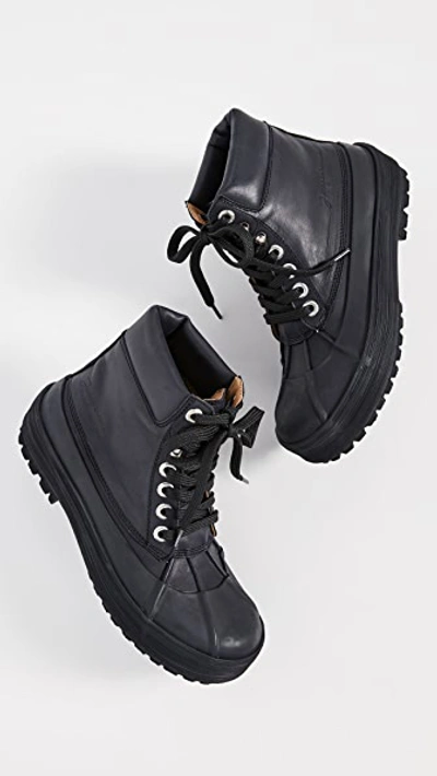 Shop Jacquemus Les Meuniers Hautes Boots In Black Black