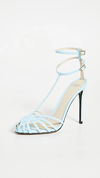 Shop Alevì Milano Stella Sandals In Sky