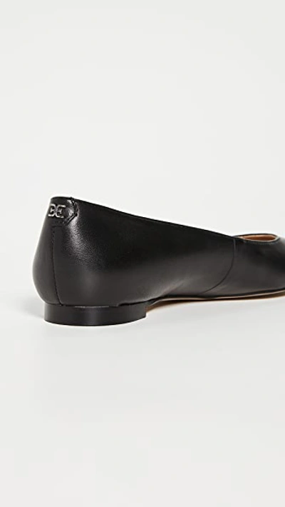 Shop Sam Edelman Stacey Flats In Black