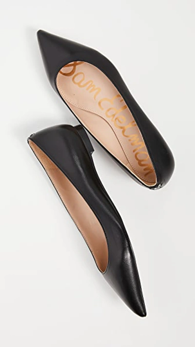 Shop Sam Edelman Stacey Flats In Black