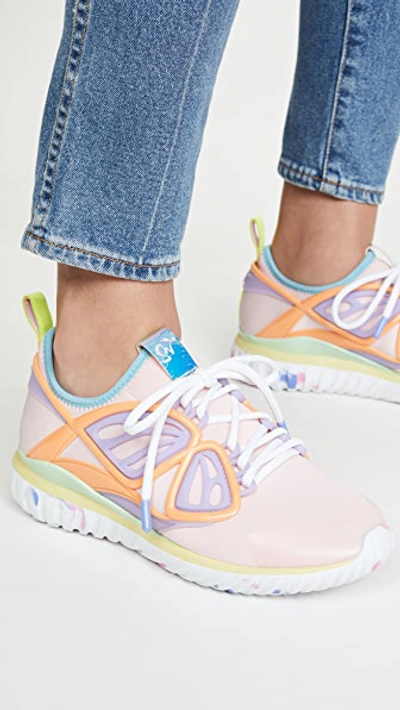 Shop Sophia Webster Fly-by Sneakers In Candyfloss