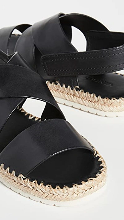 Shop Vince Tenison Sandals In Black