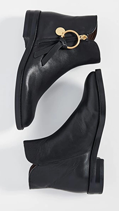 Shop See By Chloé Louise Flat Boots In Nero