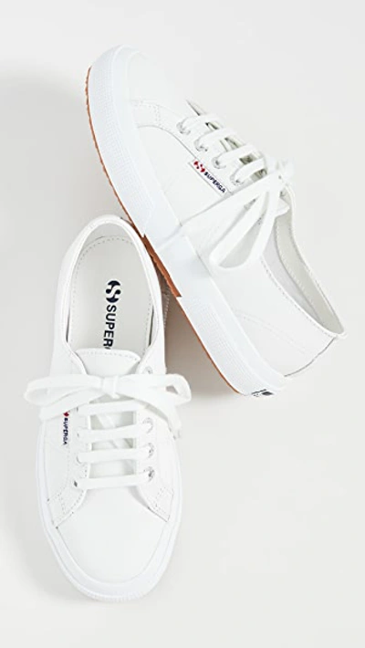 Shop Superga 2750 Nappaleaw Sneakers In White