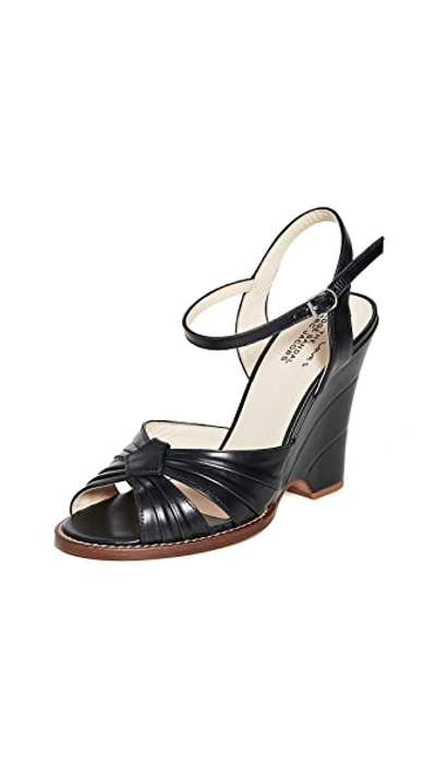 Shop Marc Jacobs Sofia Loves: The Wedge Sandals In Black