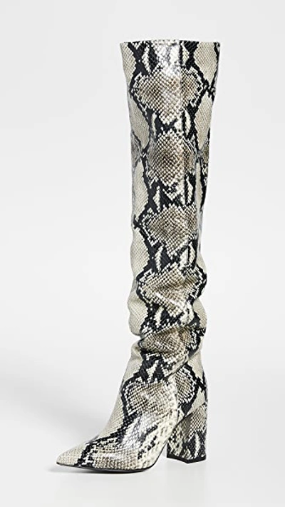 Shop Tabitha Simmons Izzy Boots In Python