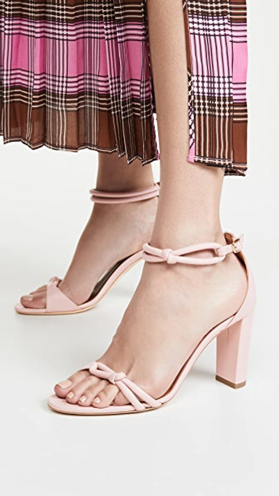 Shop Malone Souliers 85mm Fenn Sandals In Baby Pink/baby Pink
