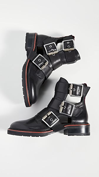 rag & bone cannon leather buckle boots