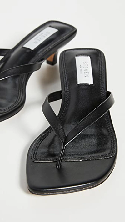 Shop Steven Tippie Sandals In Black
