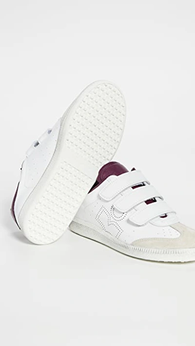 Shop Isabel Marant Beth Sneakers In Purple