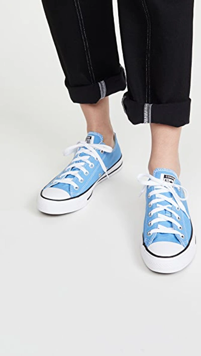 Shop Converse Chuck Taylor All Star Seasonal Ox Sneakers In Coast