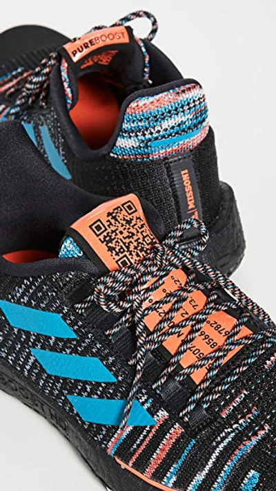 Shop Adidas Originals X Missoni Pulseboost Hd Sneakers In Core Black/white/active Orange