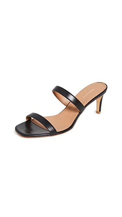 Shop Mansur Gavriel Fino Sandals In Black