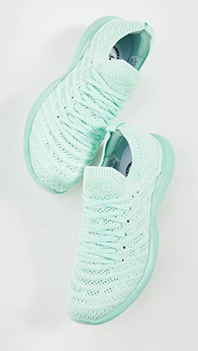 Shop Apl Athletic Propulsion Labs Techloom Wave Sneakers In Peppermint