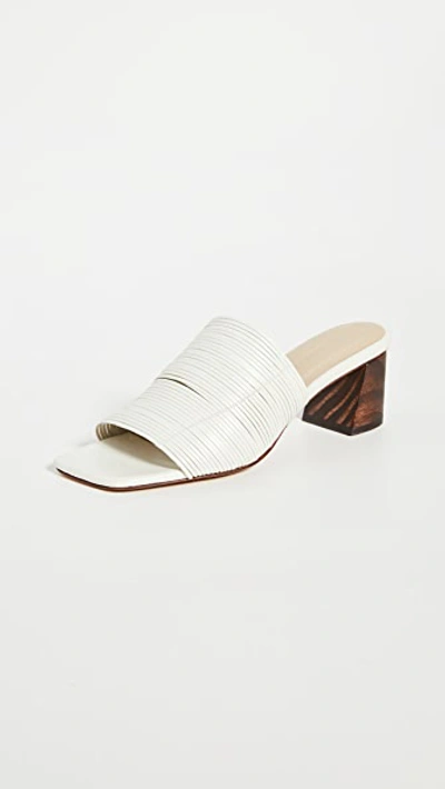 Shop Mari Giudicelli Gisele Sandals In Off White