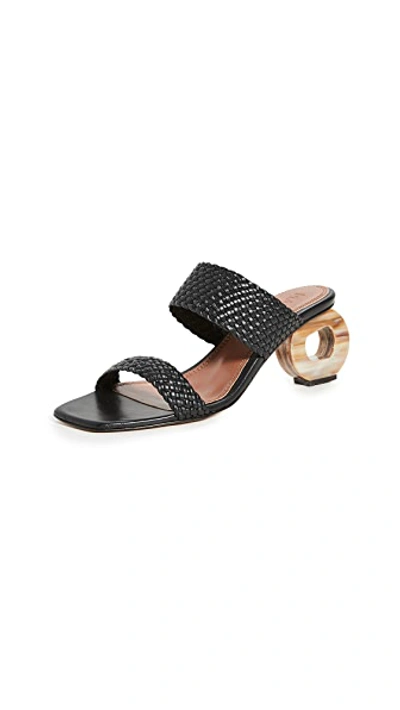 Shop Souliers Martinez Limon Special Mules In Black