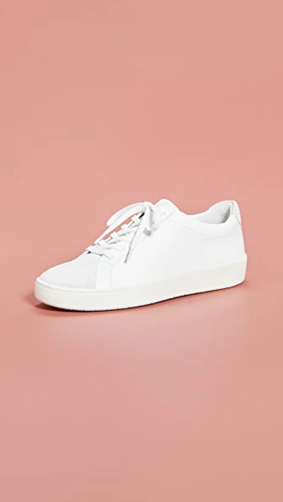 Shop Vince Janna Sneakers In White