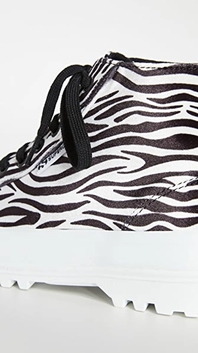 Shop Superga 2341 Fanvelw Sneakers In Zebra