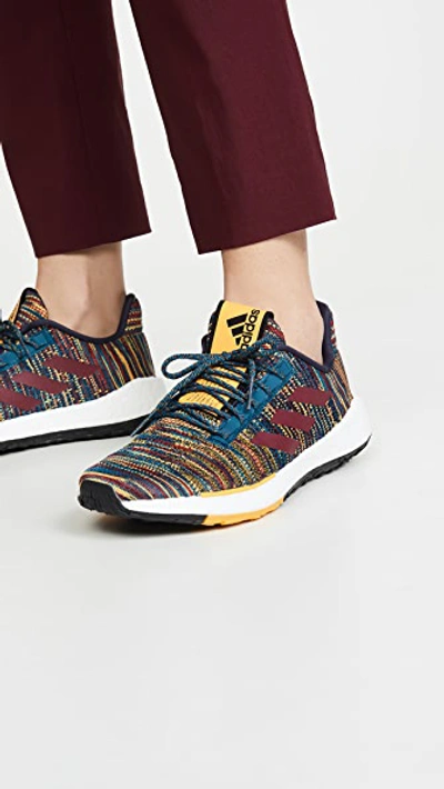 Shop Adidas Originals Pulseboost Hd X Missoni Sneakers In Tech Mineral/burgundy/gold