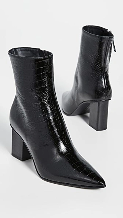 Shop Freda Salvador Fia Point Toe Boots In Black