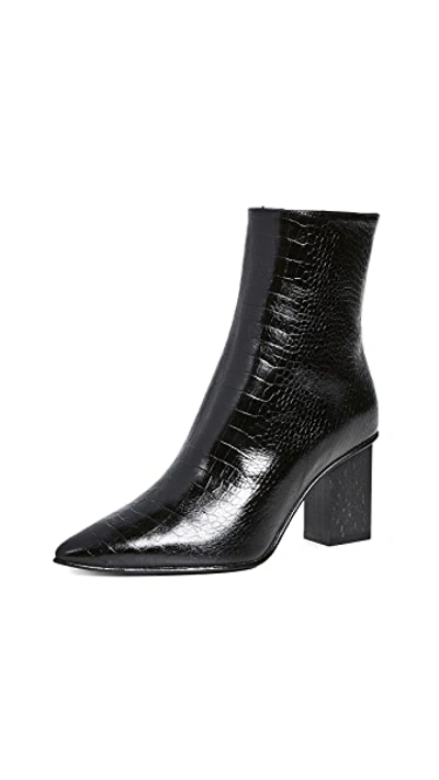 Shop Freda Salvador Fia Point Toe Boots In Black